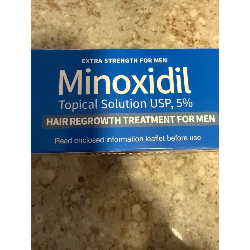 Kirkland Signature Minoxidil 5% Extra Strength Men Hair Regrowth 6 Month Supply